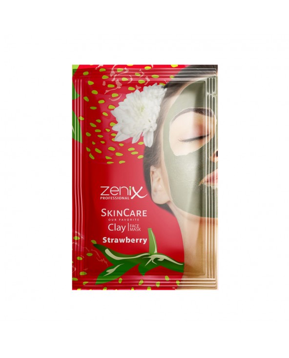 Zenix Argile Masque Visage Sachets Fraise 20gr